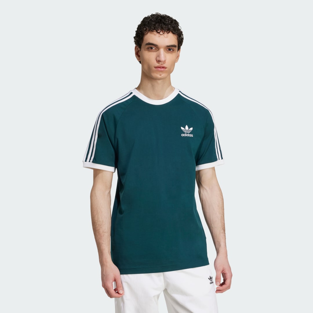 Тениска adidas Performance Adicolor Classics 3-Stripes Tee Зелено | JY1374, 0