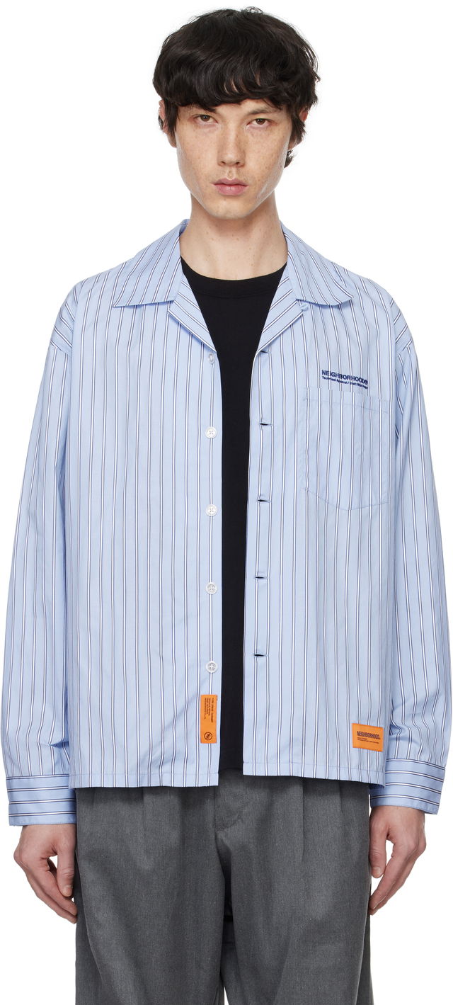 Stripe Work Long Sleeve Shirt