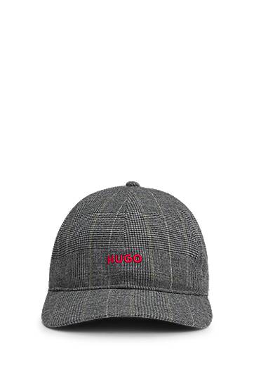 Шапка с козирка BOSS HUGO Twill Cap with Embroidered Logo Сиво | 50544430, 0