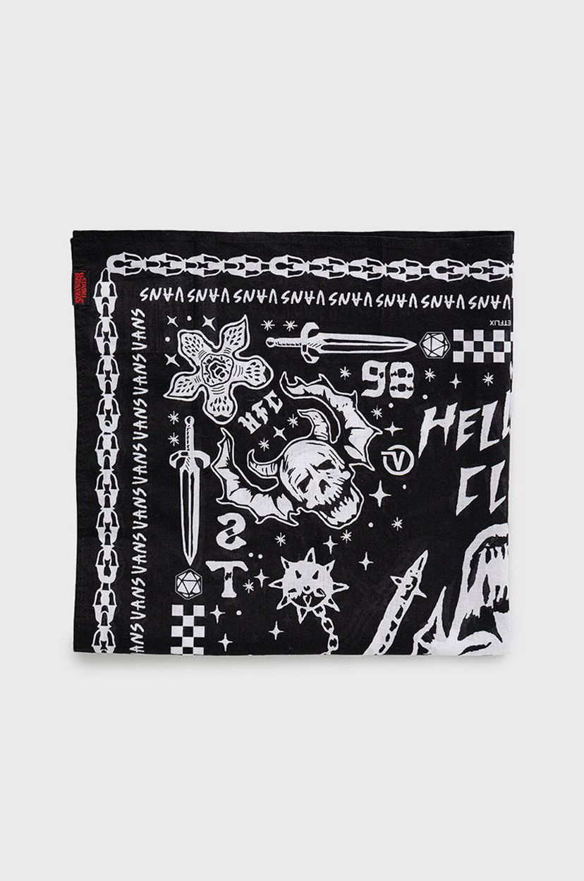 Шал Vans Vans Stranger Things Bandana Черно | VN0007RSBLK1