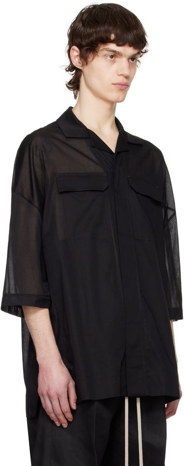 Риза Rick Owens Rick Owens Hollywood Magnum Tommy Shirt Бежово | RU01E5298 CV, 4