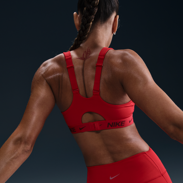 Сутиен Nike Nike Indy Padded Adjustable Sports Bra Червено | FD1068-657, 3