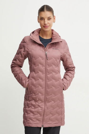 Пухо яке Columbia Columbia Delta Ridge Women's Hooded Insulated Jacket Розово | 2088213, 0