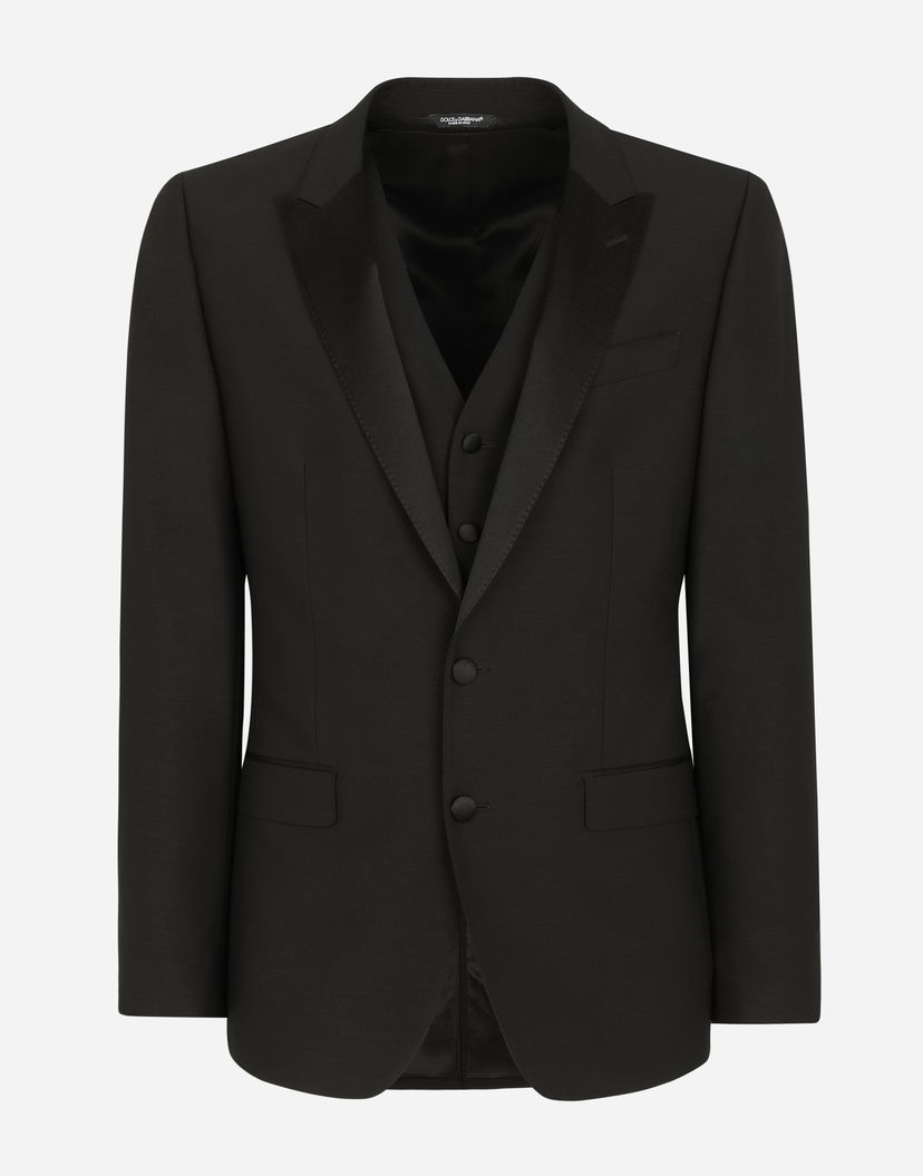 Яке Dolce & Gabbana Dolce & Gabbana 3-piece Wool Suit Черно | GK2WMTFU2OXN0000