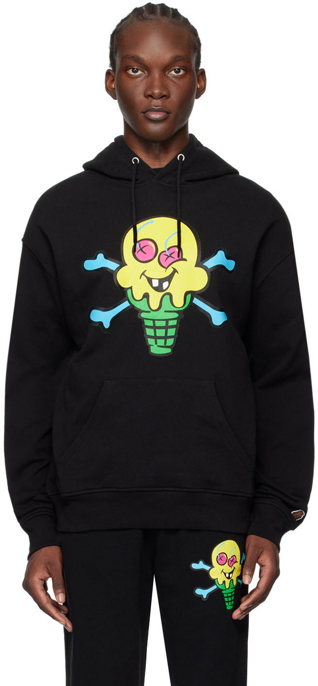 Суитчър BBC IceCream ICECREAM Cones & Bones Popover Hoodie Черно | IC24226, 0