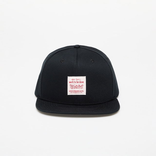 Workwear Snapback Cap Black