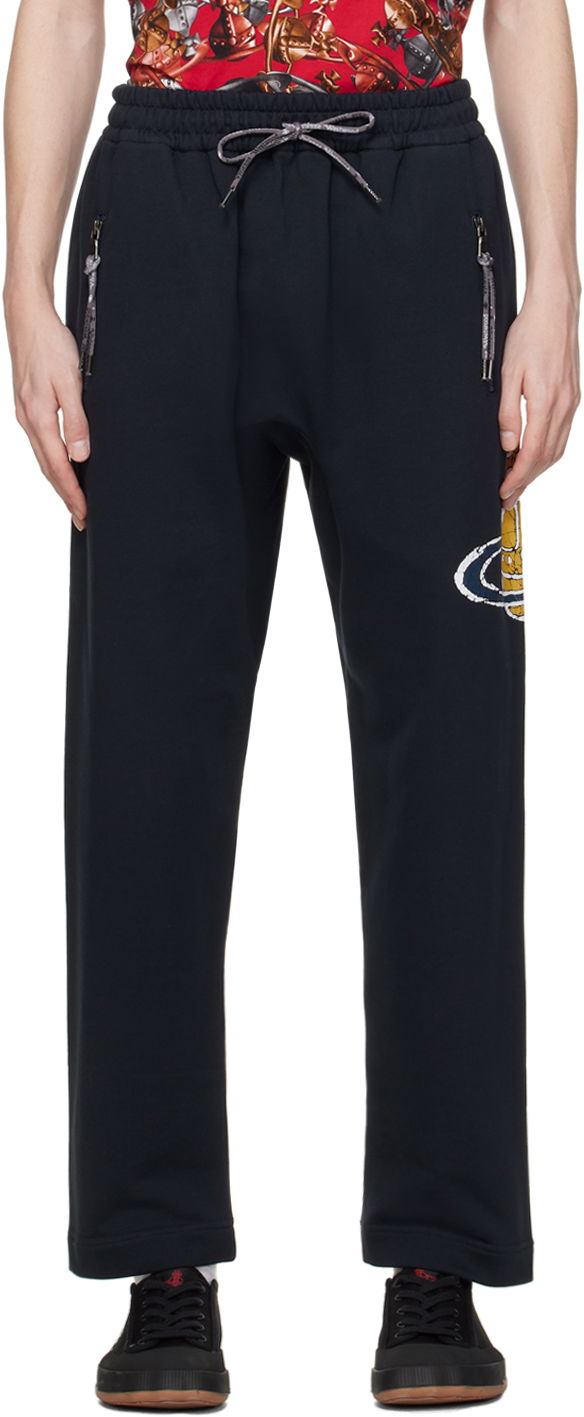 Спортни панталони Vivienne Westwood Time Machine Sweatpants Тъмно синьо | 3J01000K-J0006-