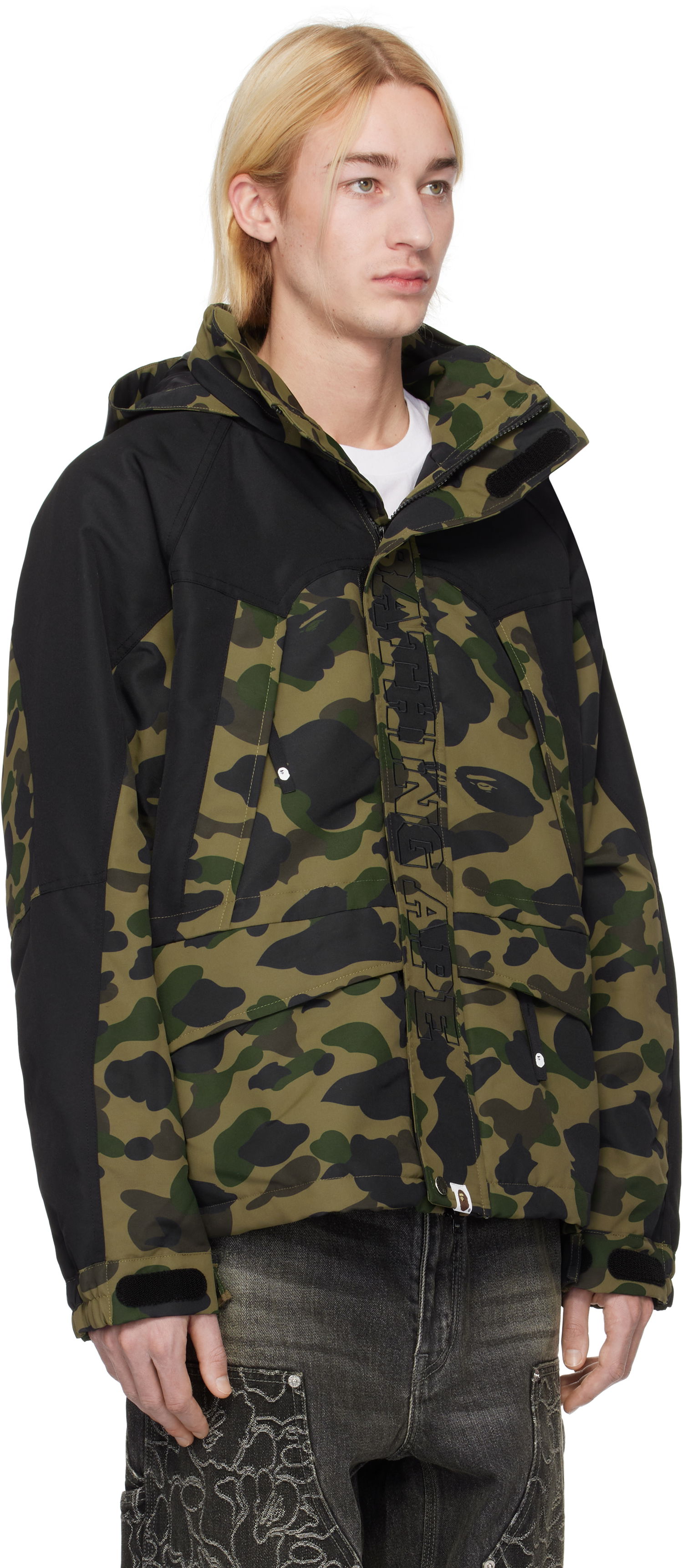 Яке BAPE Camo Snowboard Jacket Зелено | 001HJK801311M, 1