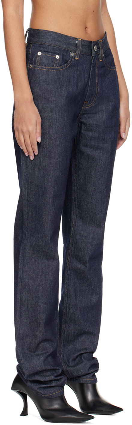 Дънки Helmut Lang Slim Fit Jeans Синьо | O02DW202, 1