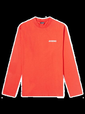 Jacquemus Classic Logo Long Sleeve T-Shirt Red 22H226JS082-2480-470