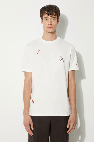 Тениска Paul Smith Paul Smith Bird Application T-Shirt Бяло | M1R.919T.NP4322, 0