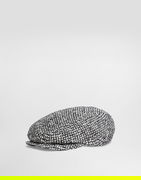 Dolce & Gabbana Wool Blend Dotted Flat Cap
