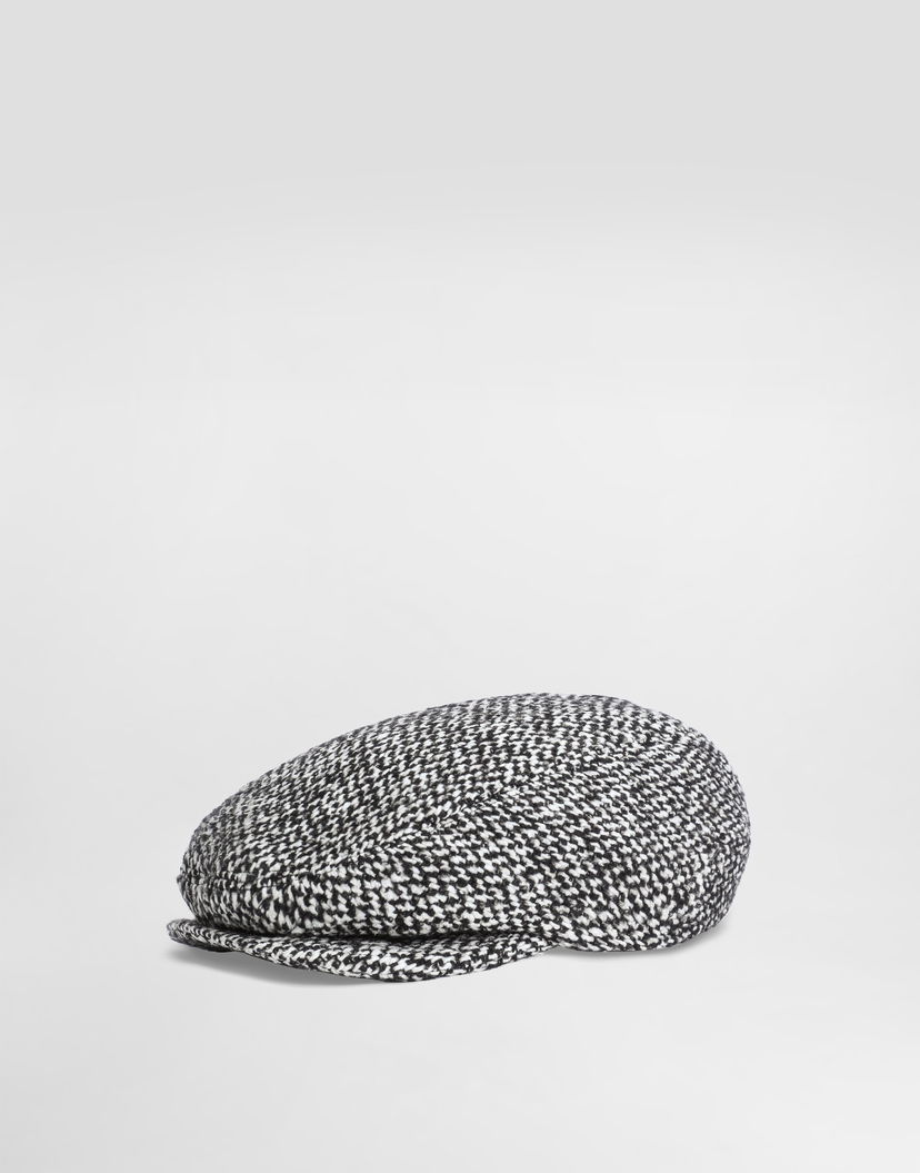 Шапка с козирка Dolce & Gabbana Dolce & Gabbana Wool Blend Dotted Flat Cap Многоцветен | GH587AFMZAJS8030