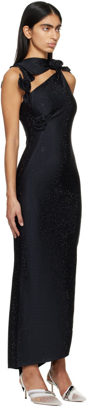 Pокля Coperni Flower Maxi Dress Черно | COPR44855, 1