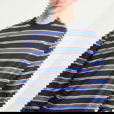 Тениска BEAMS BEAMS Loose Border Stripe Long Sleeve T-Shirt Многоцветен | 1114-0491-803-19, 5
