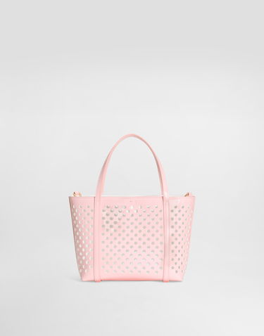 Чанта през рамо Dolce & Gabbana Dolce & Gabbana Perforated Patent Leather Shoulder Bag Розово | EB0263AU2148B405, 2