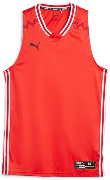 Фланелка Puma Hoops Team Game Jersey Червено | 676628-04, 2