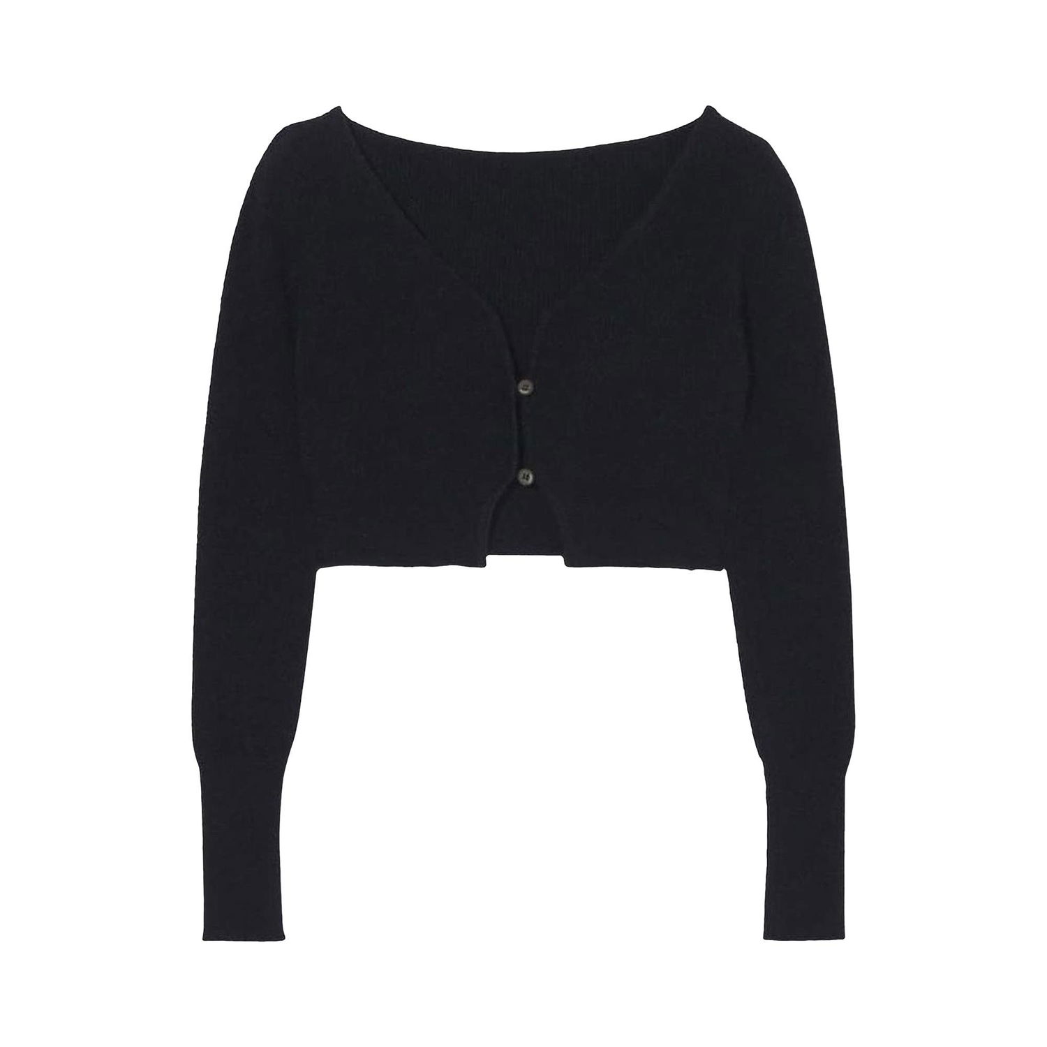 Пуловер Jacquemus Le Cardigan Alzou Черно | 213KN203 2360 990, 1