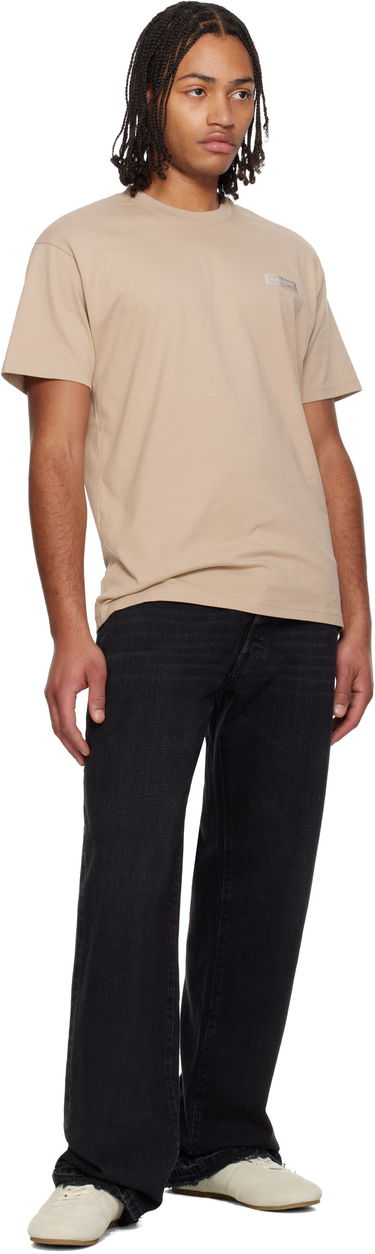 Тениска Givenchy 'GIVENCHY Paris' Gros Grain T-shirt Бежово | BM71NK3YSJ250, 3