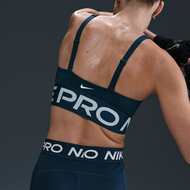 Сутиен Nike Pro Indy Plunge Padded Medium-Support Sports Bra Зелено | HF7324-479, 2