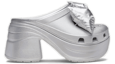 Кецове и обувки Crocs Siren Metallic Bow Clogs Металик | 210050-0P1, 0