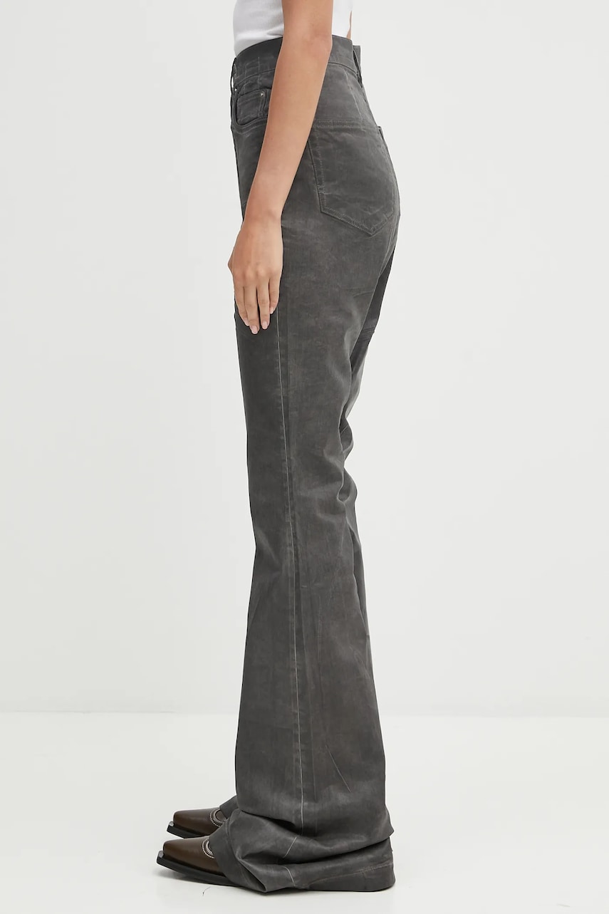 Дънки Rick Owens Rick Owens DRKSHDW Bolan Bootcut High Waist Jeans Сиво | DS02E7311.SCF, 1
