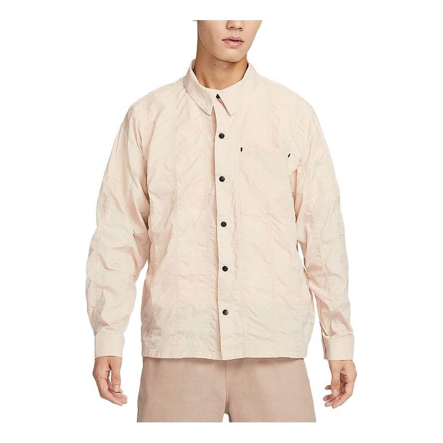 Риза Nike Sportswear Tech Pack Woven Long-Sleeve Top Бежово | FB7364-126, 0
