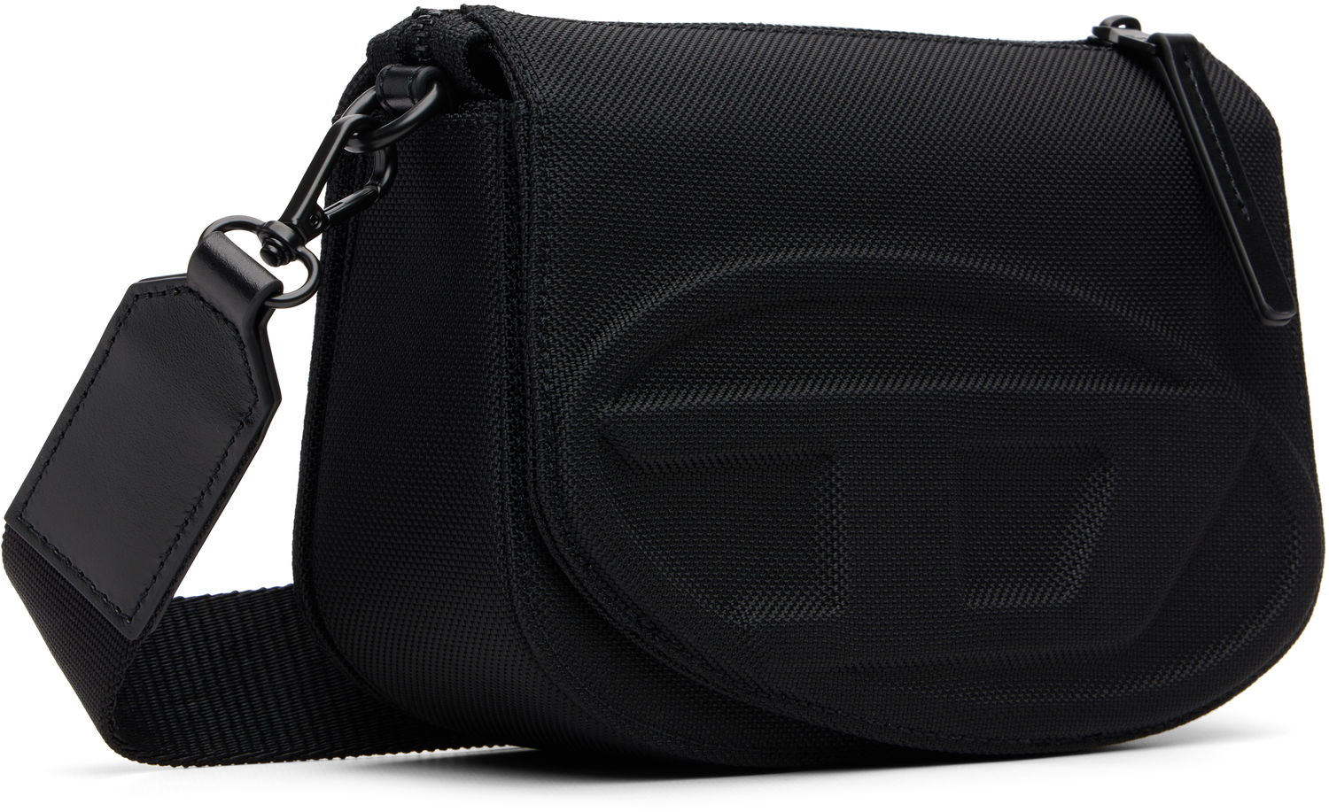 Чанта през рамо Diesel 1DR Embossed Logo Camera Bag Черно | X10223-P8426-T8013, 1