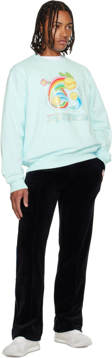 Спортни панталони Casablanca Gradient Piping Velour Track Pants Черно | M-AW25-JTR-300-01, 3