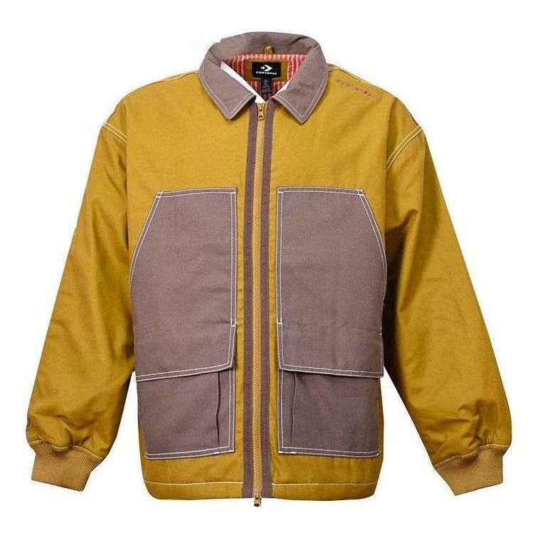 Яке Converse Utility Canvas Shirt Jacket Жълто | 10022907-A03
