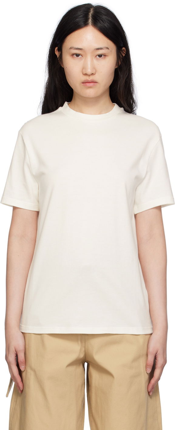 Тениска Jil Sander Oversized T-Shirt Бяло | J03GC0129_J46219