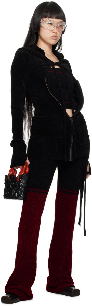 Пуловер Ottolinger Ottolinger Extended Hooded Cardigan Черно | 706702, 3