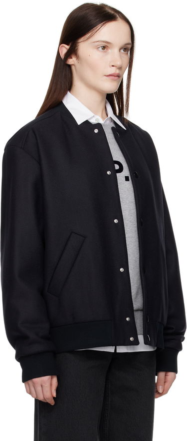 Яке бомбър A.P.C. Wool Bomber Jacket Тъмно синьо | WVBDE-M02974, 1