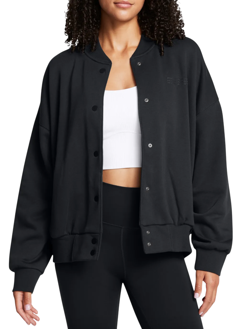 Яке бомбър Under Armour Under Armour Icon Fleece Varsity Jacket Черно | 1386502-001