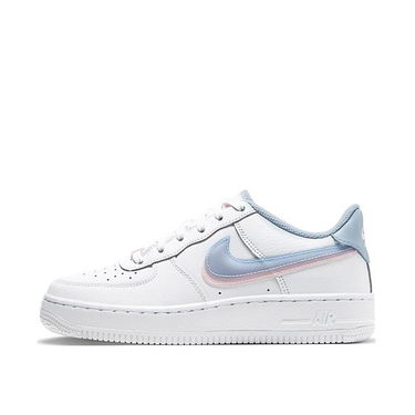 Кецове и обувки Nike Air Force 1 Low LV8 "Double Swoosh" GS Бяло | CW1574-100, 3