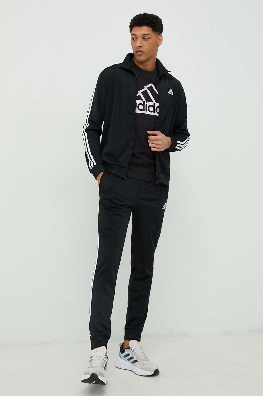 Суитчър adidas Performance Basic 3S Tricot Черно | IC6747, 0