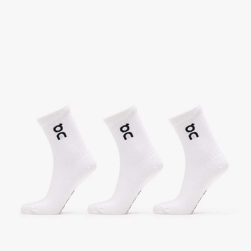 Чорапи On Running Logo Sock High 3-Pack L Бяло | 2UF10310069 U