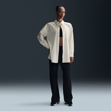 Риза Nike 24.7 PerfectStretch Dri-FIT Relaxed Long Sleeve Shirt Бежово | HM8385-133, 1
