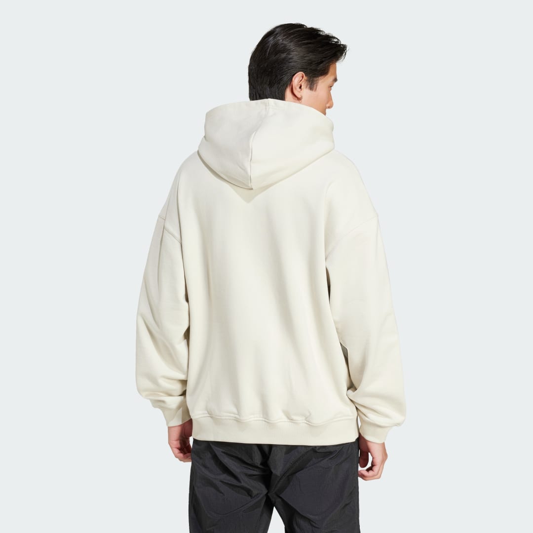 Суитчър adidas Performance Premium Essentials Hoodie Бяло | JD3299, 1