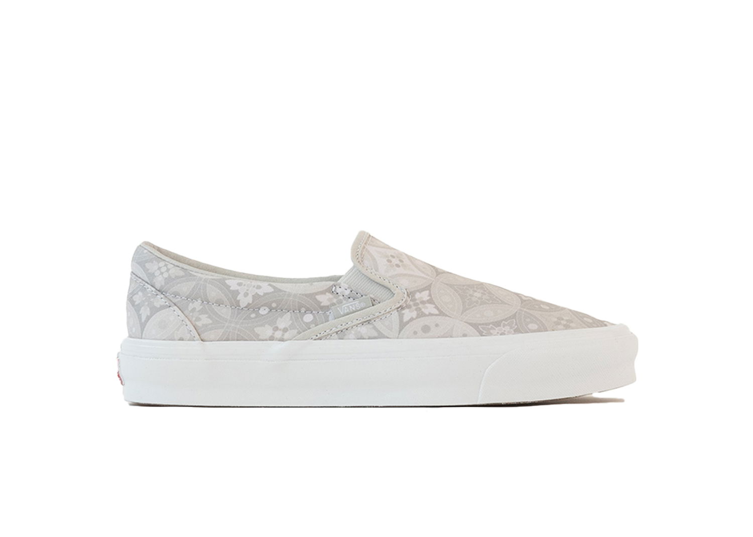 Кецове и обувки Vans Slip-On Kith 10th Anniversary Gray Tile Бяло | VN0A45JK6BG, 0