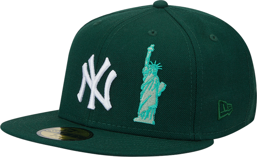 Шапка с козирка New Era New York Yankees 59Fifty Fitted Cap Зелено | 70588276-70588276