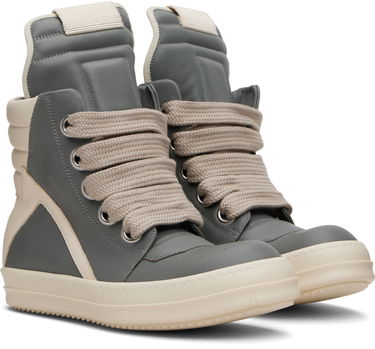Кецове и обувки Rick Owens Concordians Jumbolace Geobasket Сиво | RU02E1898 LCOW2, 3