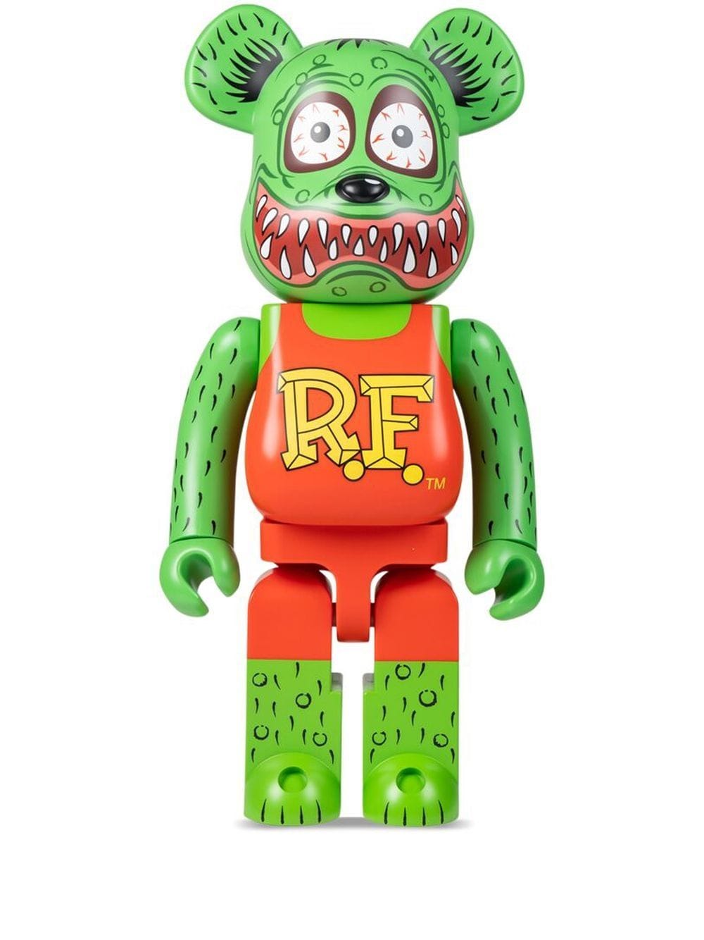 Колекционерско Medicom Toy Rat Fink BE@RBRICK figure - Green Зелено | MEDI011319618760, 0