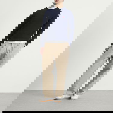 Пуловер Polo by Ralph Lauren Cotton Knit Jumper Тъмно синьо | 710810846-BLU, 4