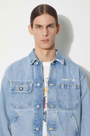 Яке Human Made Denim Jacket Синьо | HM27JK016, 4