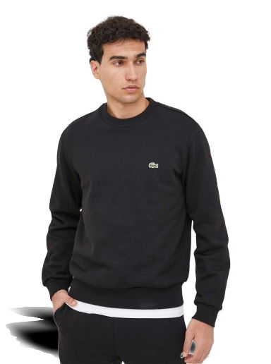 Суитчър Lacoste Organic Cotton Sweatshirt Черно | SH9608