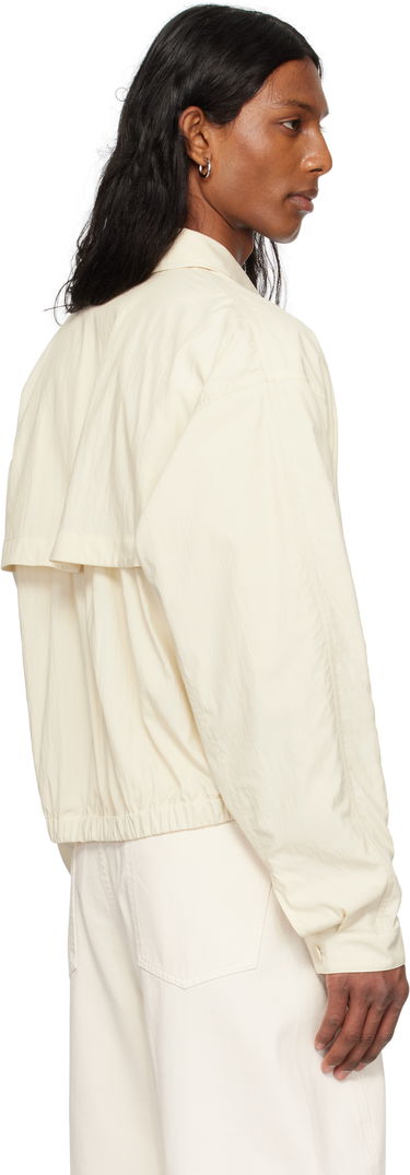 Яке LEMAIRE Lemaire Zipped Cropped Jacket Бяло | OW1124 LF1370, 2
