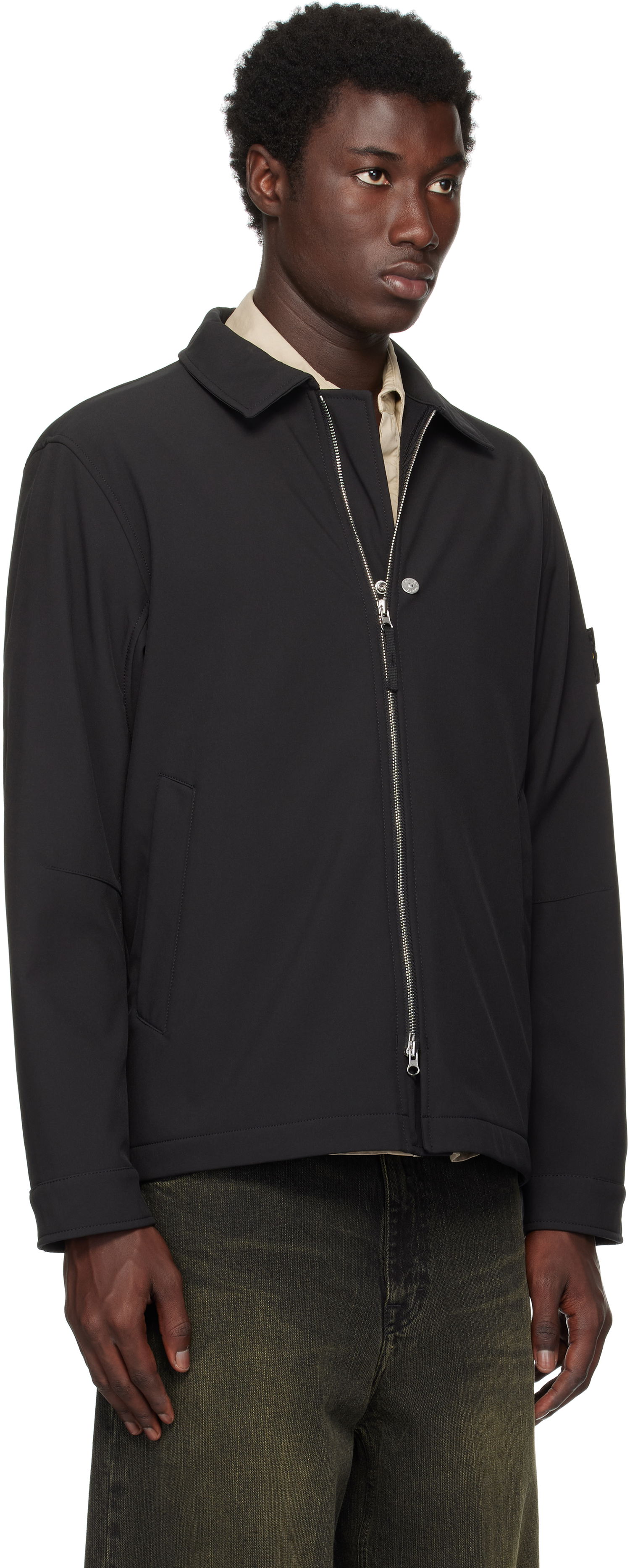 Яке Stone Island Soft Shell Jacket Черно | S15 Q100003 S0B22, 1