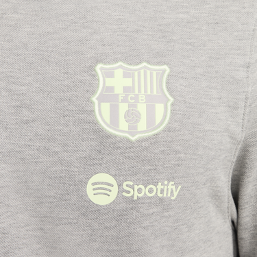 Поло тениска Nike Dri-FIT FC Barcelona The Polo Сиво | FN8286-066, 4