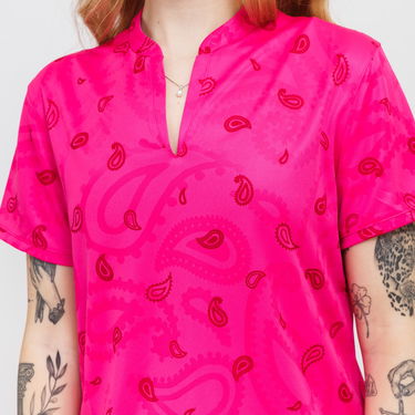 Поло тениска Nike Paisley Print Polo Shirt Розово | DH1982-642, 2